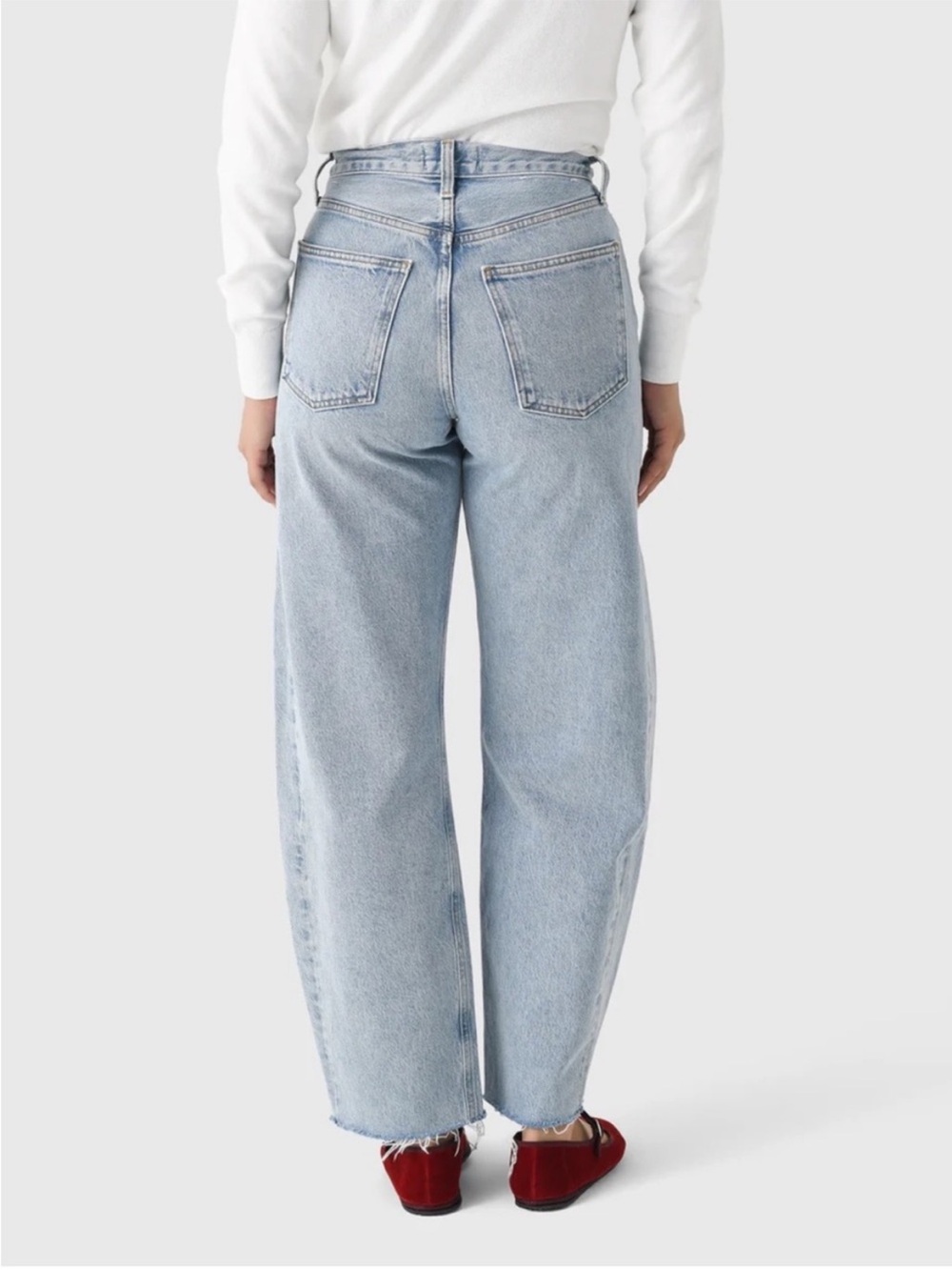 Agolde Light Wash Luna Jeans - Picture 6 of 6